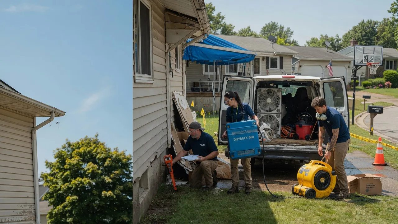 Ceiling Leak Cleanup in Maquoketa, IA near me